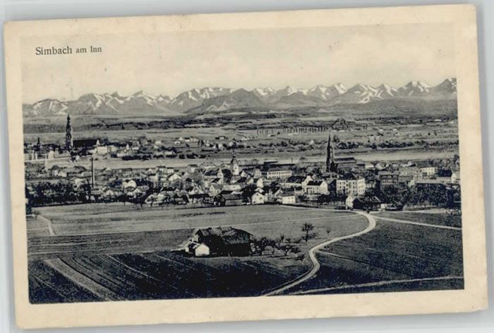 Simbach Inn Feldpost x 1916