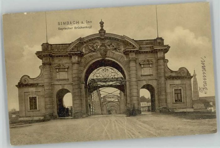 Simbach Inn Bayrischer Brückenkopf x 1909