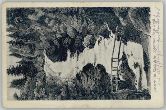 Bodenmais Wasserfall Rissloch x 1918