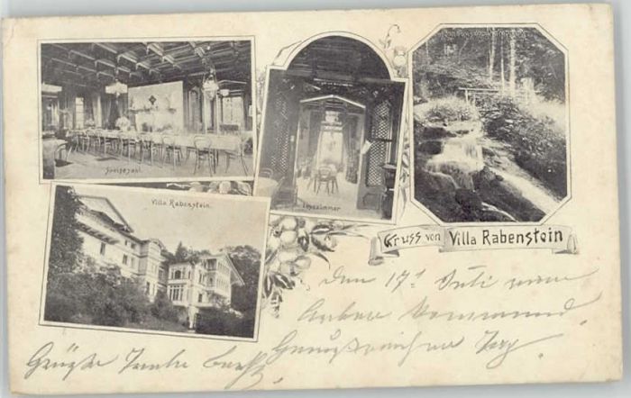 Zwiesel Niederbayern Zwiesel Villa Rabenstein x 1900