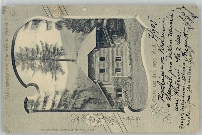 Zwiesel Niederbayern Zwiesel Restaurant Scheuereck x 1903