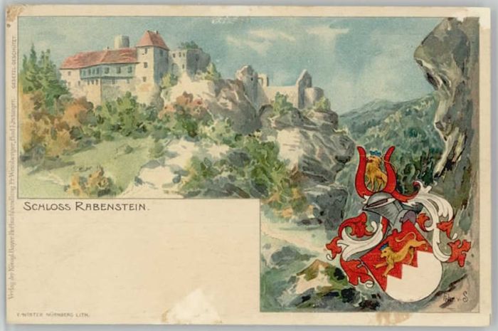 Zwiesel Niederbayern Zwiesel Schloss Rabenstein Künstlerkart