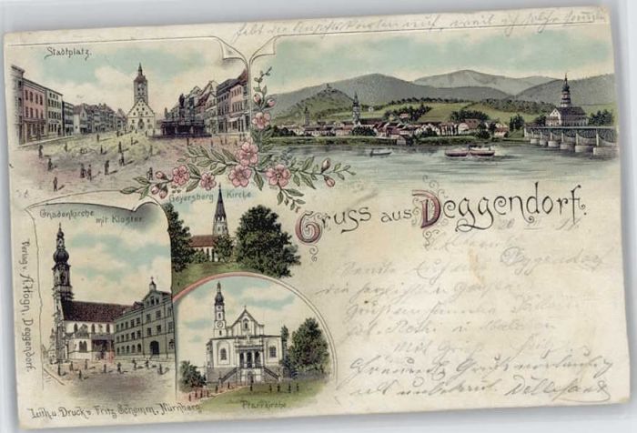 Deggendorf Donau Deggendorf Gnaden Kirche Kloster Geyers