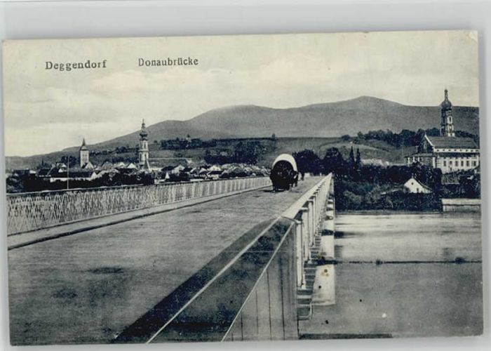 Deggendorf Donau Deggendorf Donaubrücke x 1910