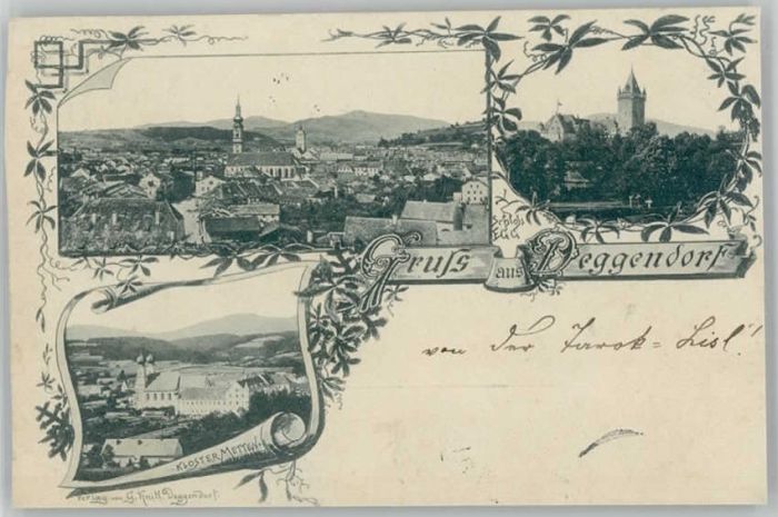 Deggendorf Donau Deggendorf Kloster Metten  Schloss Egg