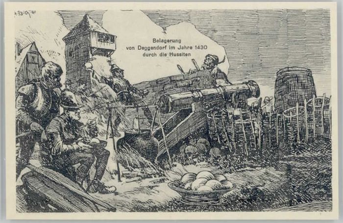 Deggendorf Donau Deggendorf Belagerung Hussiten Künstler