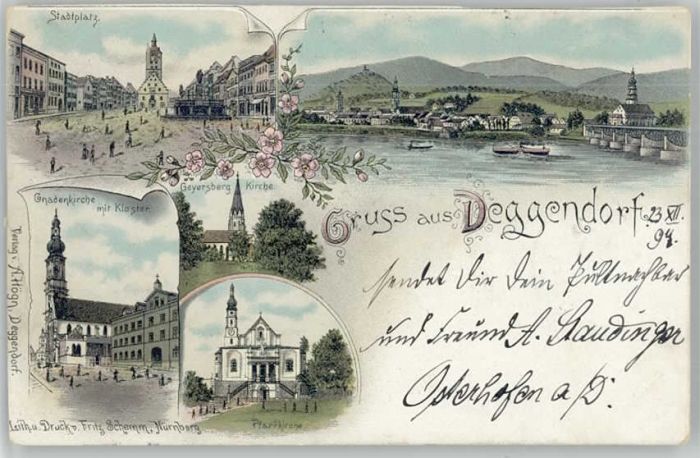 Deggendorf Donau Deggendorf Gnaden Kirche Geyersberg Kir