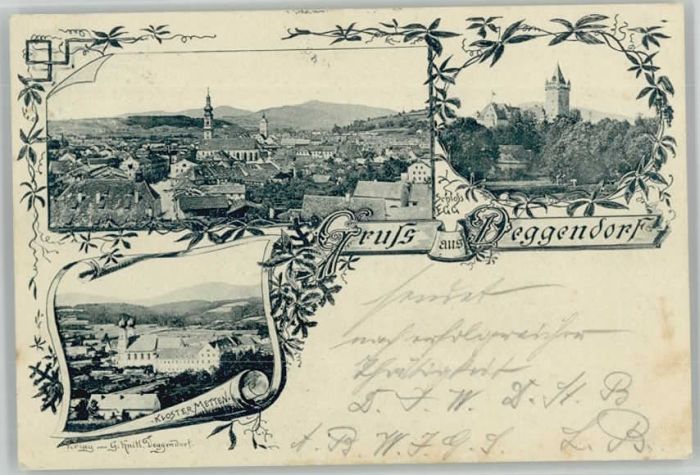 Deggendorf Donau Deggendorf Kloster Metten Schloss Egg x
