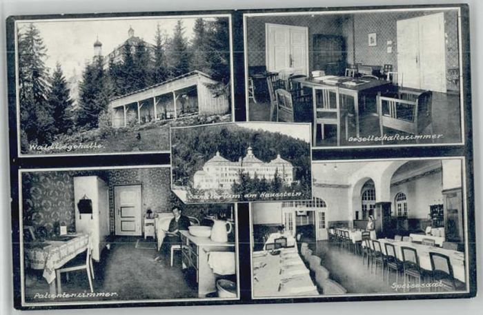 Deggendorf Donau Deggendorf Sanatorium Hausstein x 1915