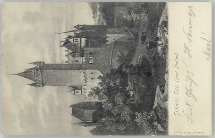 Metten Donau Metten Niederbayern Schloss Egg x 1900