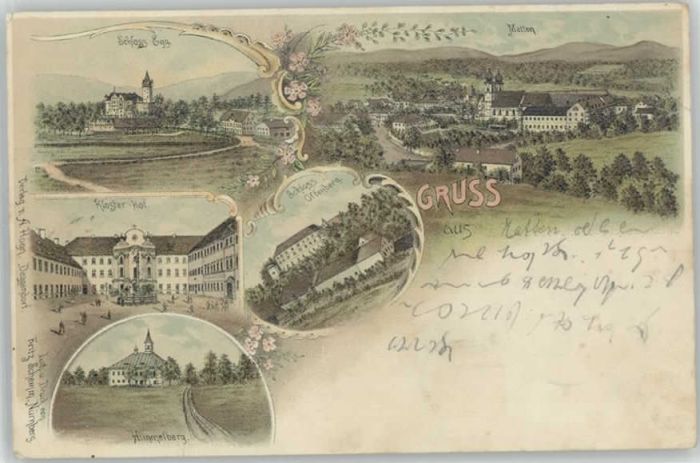 Metten Donau Metten Niederbayern Schloss Egg Schloss