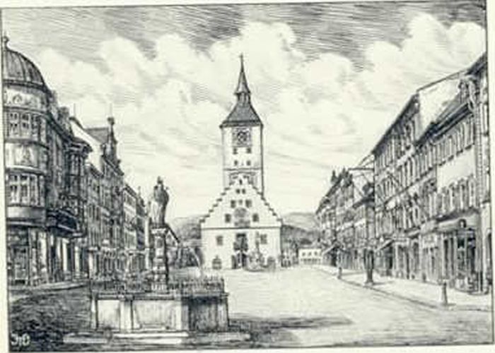 Deggendorf Donau Deggendorf Luitpoldplatz ungelaufen ca.