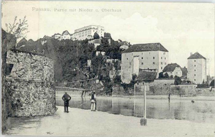 PAssAU Bayern Niederhaus Oberhaus ungelaufen ca. 1910