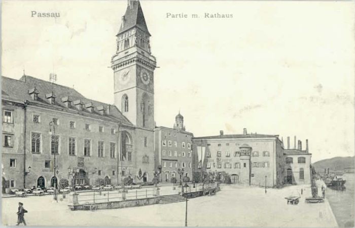 PAssAU Bayern Rathaus ungelaufen ca. 1910