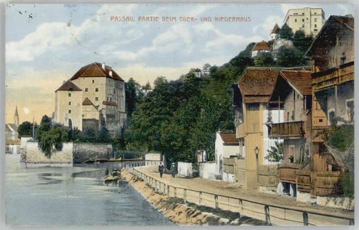 PAssAU Bayern Oberhaus Niederhaus ungelaufen ca. 1910