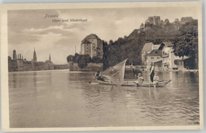 PAssAU Bayern Oberhaus Niederhaus ungelaufen ca. 1920