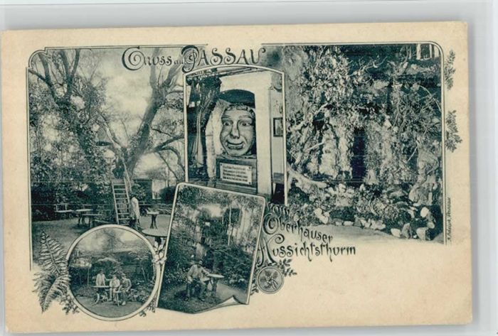 Passau Oberhauser Aussichtsturm ungelaufen ca.