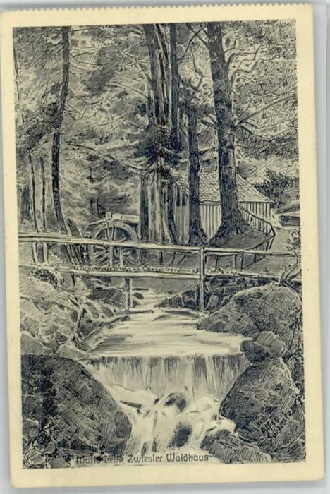 Zwiesel Niederbayern Zwiesel Waldhaus KünstlerAlfred Schweit