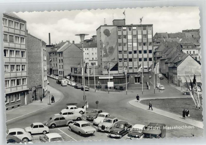 Pirmasens Messehochhaus ungelaufen ca. 1955