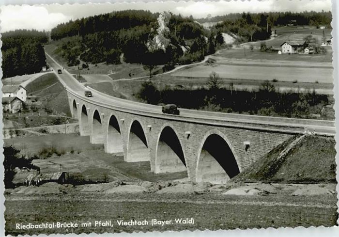 Viechtach Bayerischer Wald Viechtach Riedbachtalbrücke Pfahl ungel