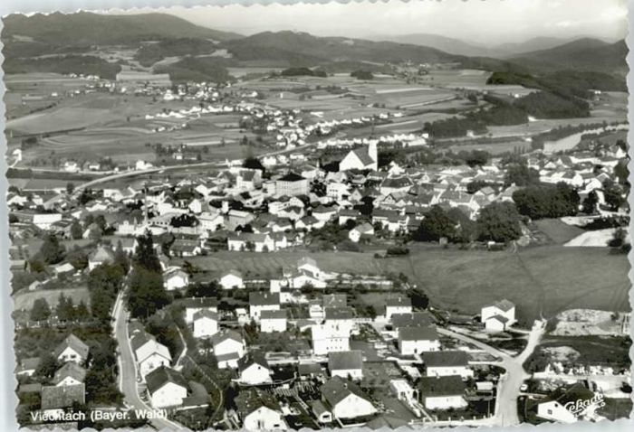 Viechtach Bayerischer Wald Viechtach Fliegeraufnahme ungelaufen ca