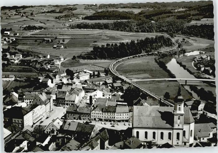 Viechtach Bayerischer Wald Viechtach Fliegeraufnahme o 1964