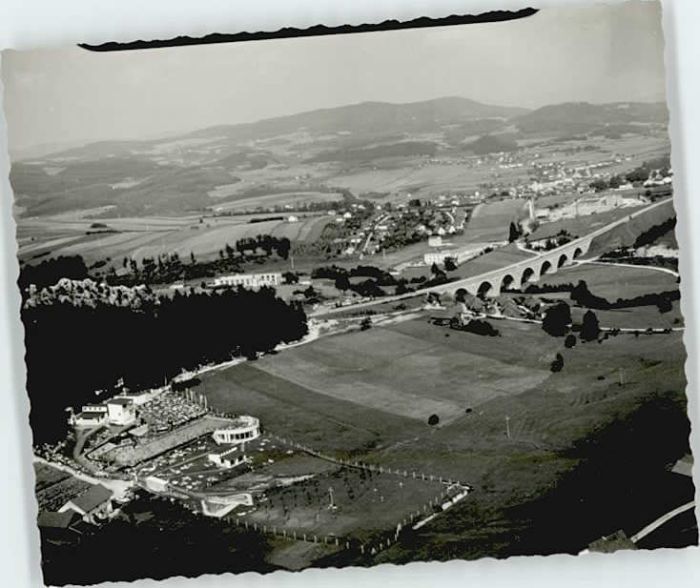 Viechtach Bayerischer Wald Viechtach Fliegeraufnahme o 1961