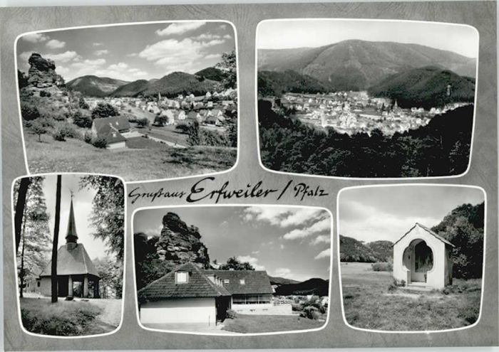 Erfweiler Pfalz Erfweiler  ungelaufen ca. 1965