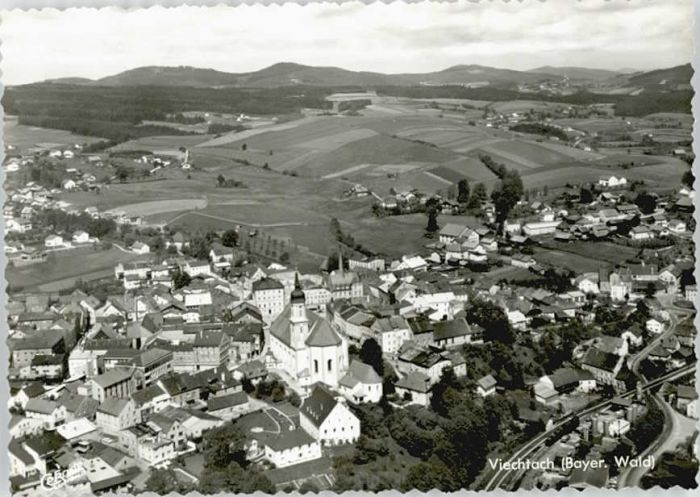 Viechtach Bayerischer Wald Viechtach Fliegeraufnahme ungelaufen ca