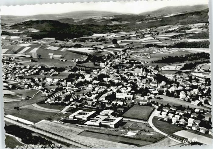 Viechtach Bayerischer Wald Viechtach Fliegeraufnahme ungelaufen ca
