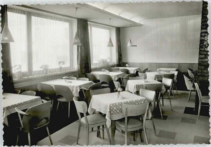 Oberviechtach Gasthof Cafe Poesl ungelaufen ca. 1965