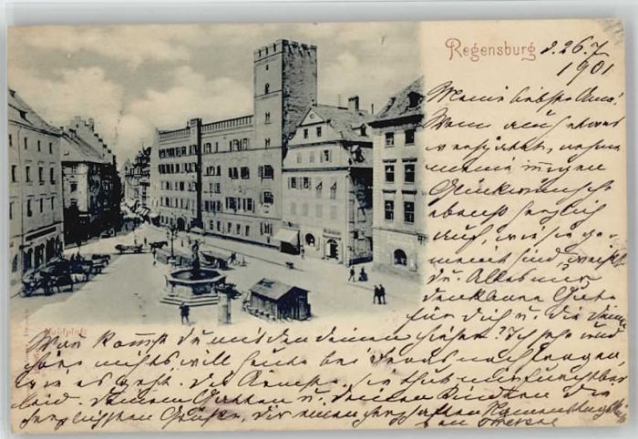 Regensburg Haidplatz x 1904