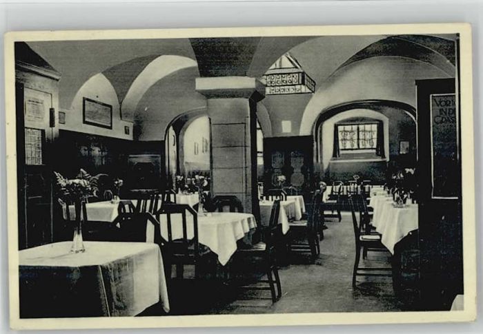 REGENSBURG Bayern Rathauskeller x 1940