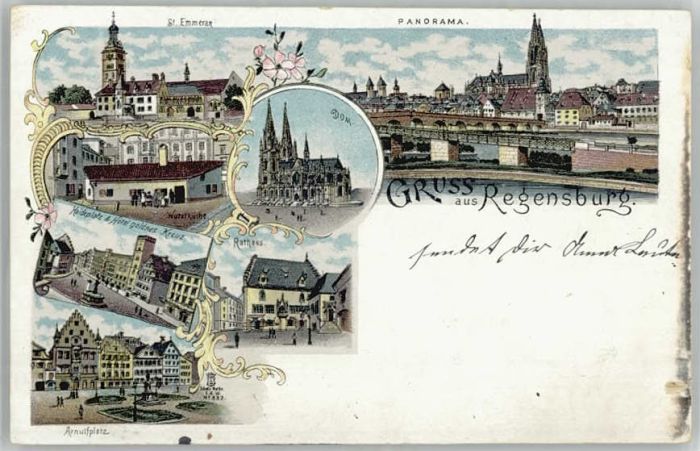 Regensburg St. Emmeran Rathaus Hotel goldenes Kreu