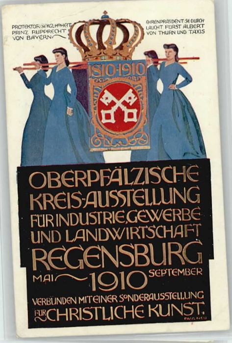Regensburg Kreisausstellung ungelaufen ca. 1910