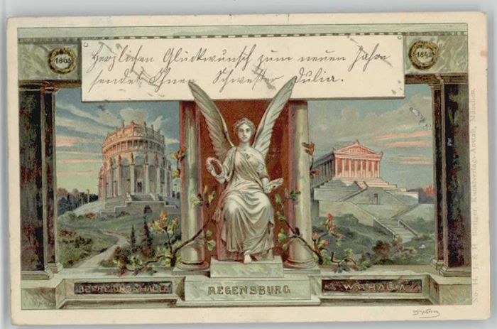 Regensburg Walhalla x 1900