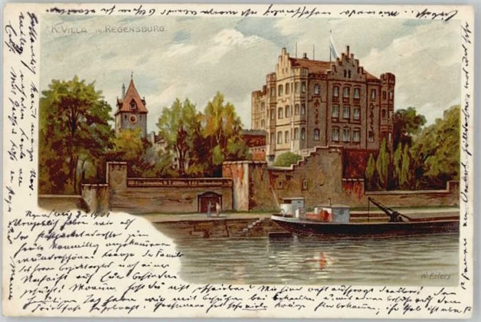 Regensburg K. Villa KünstlerW. Eilers x 1901