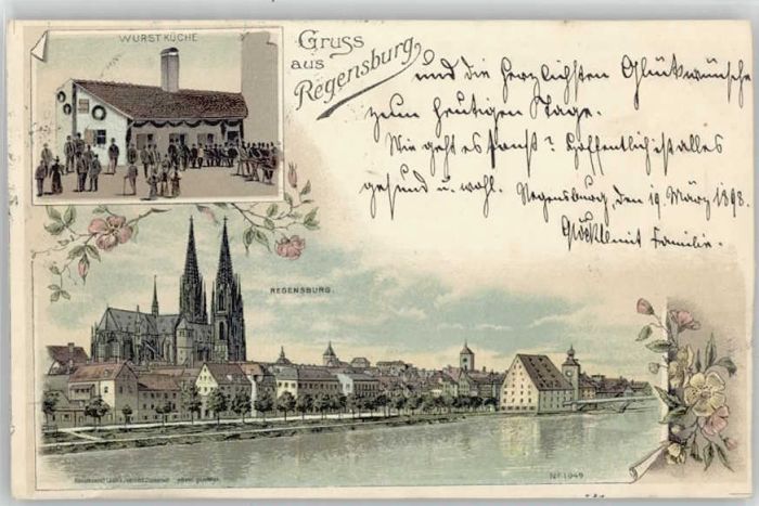 Regensburg Wurstkueche x 1898