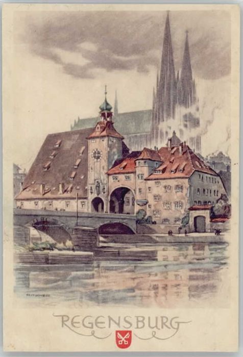 REGENSBURG Bayern KuenstlerRitscher x 1944