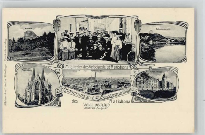 Regensburg Walhalla Befreiungshalle ungelaufen ca.