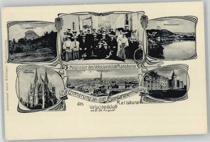 Regensburg Walhalla Befreiungshalle ungelaufen ca.