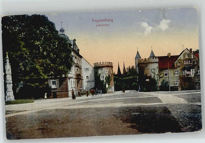 REGENSBURG Bayern Jakobstor ungelaufen ca. 1920