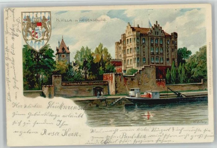 Regensburg K. Villa KünstlerW. Eilers x 1904