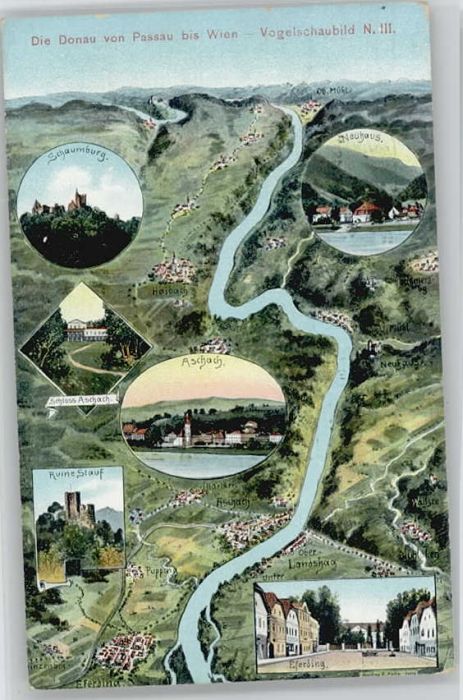 Passau Fliegeraufnahme Aschau Schloss Aschbach