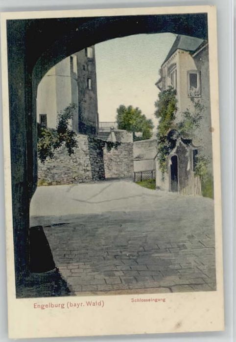 Tittling bei Passau Schloss Engelburg ungelaufen