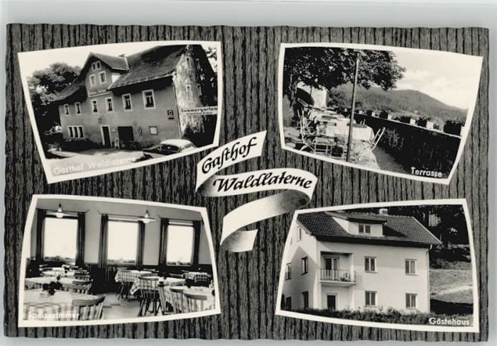Saldenburg Gasthof Waldlaterne ungelaufen ca. 1955