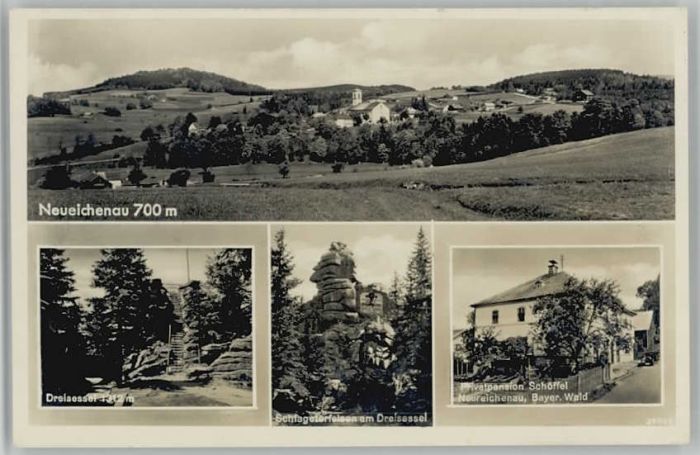 Neureichenau Dreisessel Pension Schoeffel x 1938