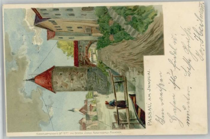 Passau Kuenstlerkarte x 1899