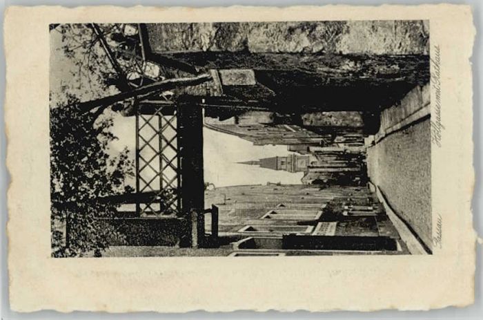 PAssAU Bayern Hoellgasse Rathaus  ungelaufen ca. 1930