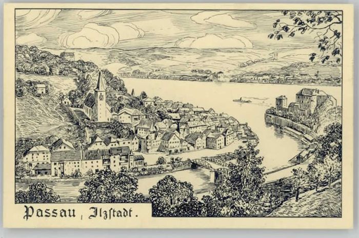 Passau  ungelaufen ca. 1920